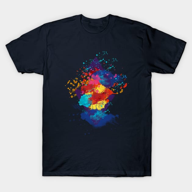 Diamond splatters T-Shirt by Wimido